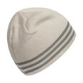 thumbnail image 3 of Men's adidas Eclipse Reversible Tricot Stripe Beanie Hat Color: White Size: ONESIZE, 3 of 4