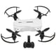thumbnail image 3 of Helicóptero blanco portátil y estable para emocionantes aventuras aéreas Mini dron plegable con diseño de doble brazo, 3 of 8