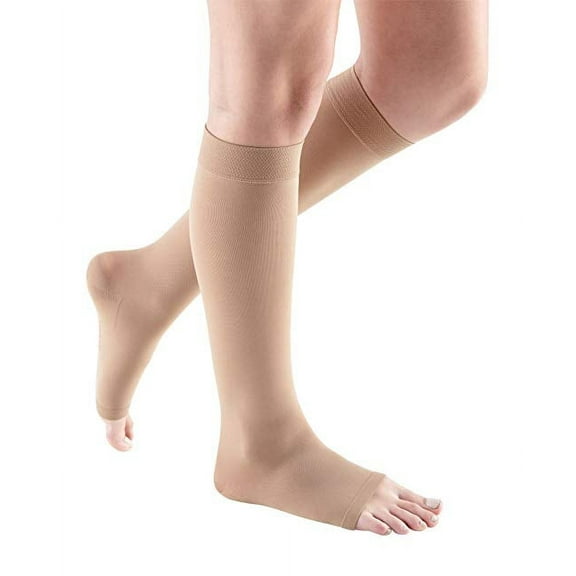 mediven comfort, 20-30 mmHg, Calf High Compression Stockings, Open Toe