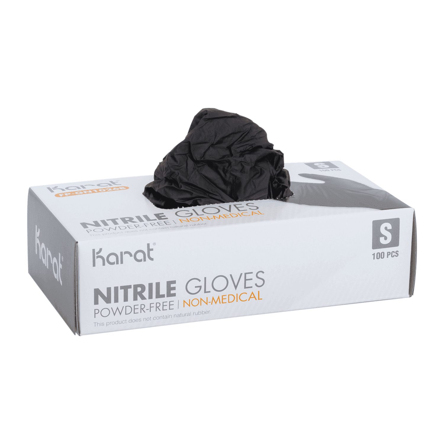 Nitrile Powder-Free Disposable Gloves (Black) - Small - 1,000 ct, FP-GN1026B