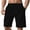 Black, variant on Linen Shorts for Men Casual Lightweight Athletic Shorts with Pockets Loose Fit Golf Drawstring Waist Sweatpant Summer Beach Outfits