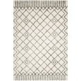thumbnail image 1 of Safavieh Casablanca Shag 6' X 9' Hand Tufted Rug in Ivory and Gray, 1 of 9