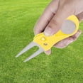 thumbnail image 4 of Herramienta portátil para reparar hoyos de golf, tenedor plegable para pelotas, accesorio para practicar golf., 4 of 14