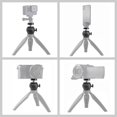 thumbnail image 2 of Mini Ball Head Adaptador de tornillo de 1/4 de pulgada Giratorio 360 para Negro Baoblaze Montura trípode, 2 of 8