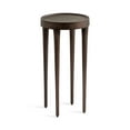 thumbnail image 4 of Kate and Laurel Rava Modern Metal Round Drink Table, 10 x 10 x 21, Bronze, Cast Aluminum Accent Table for Use as Indoor Plant Stand or Living Room Decor Piece, 4 of 8