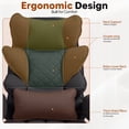 thumbnail image 5 of Ultifit Big and Tall Office Chair Fabric, Executive Chair with Footrest, High Back Desk Chair with Lumbar Support, Ergonomic Computer Chair, Black, 5 of 9