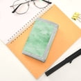 thumbnail image 7 of JIALIOU Nylon Trifold Card Wallet with ID Window Zipper Pocket for Men Women Teen Colorful Green Watercolor, 7 of 7