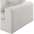 thumbnail image 5 of Meridian Furniture Comfy Cream Linen Textured Fabric Modular Sofa, 5 of 10