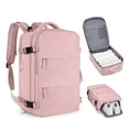 thumbnail image 1 of Mochila de viaje Coofay Personal Item para mujer rosa, 1 of 7