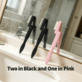 thumbnail image 3 of ACDANC 2026 New Eyelash Brush Collapsible Eyelash Comb Steel Tooth Lash Brush for Daily Party Makeup Black and Pink, 3 of 6