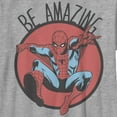 thumbnail image 2 of Boy's Marvel Spider-Man Be Amazing  Graphic Tee Athletic Heather X Large, 2 of 5