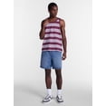 thumbnail image 2 of No Boundaries Denim Shorts with Elastic Waist, 100% Cotton, 7" Inseam, Men's XS-5XL, 2 of 5