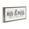 thumbnail image 3 of Stupell Industries Shabby Chic Romantic Mr & Mrs Brown Floating Frame Canvas Art, 31 x 14, by Marla Rae, 3 of 8