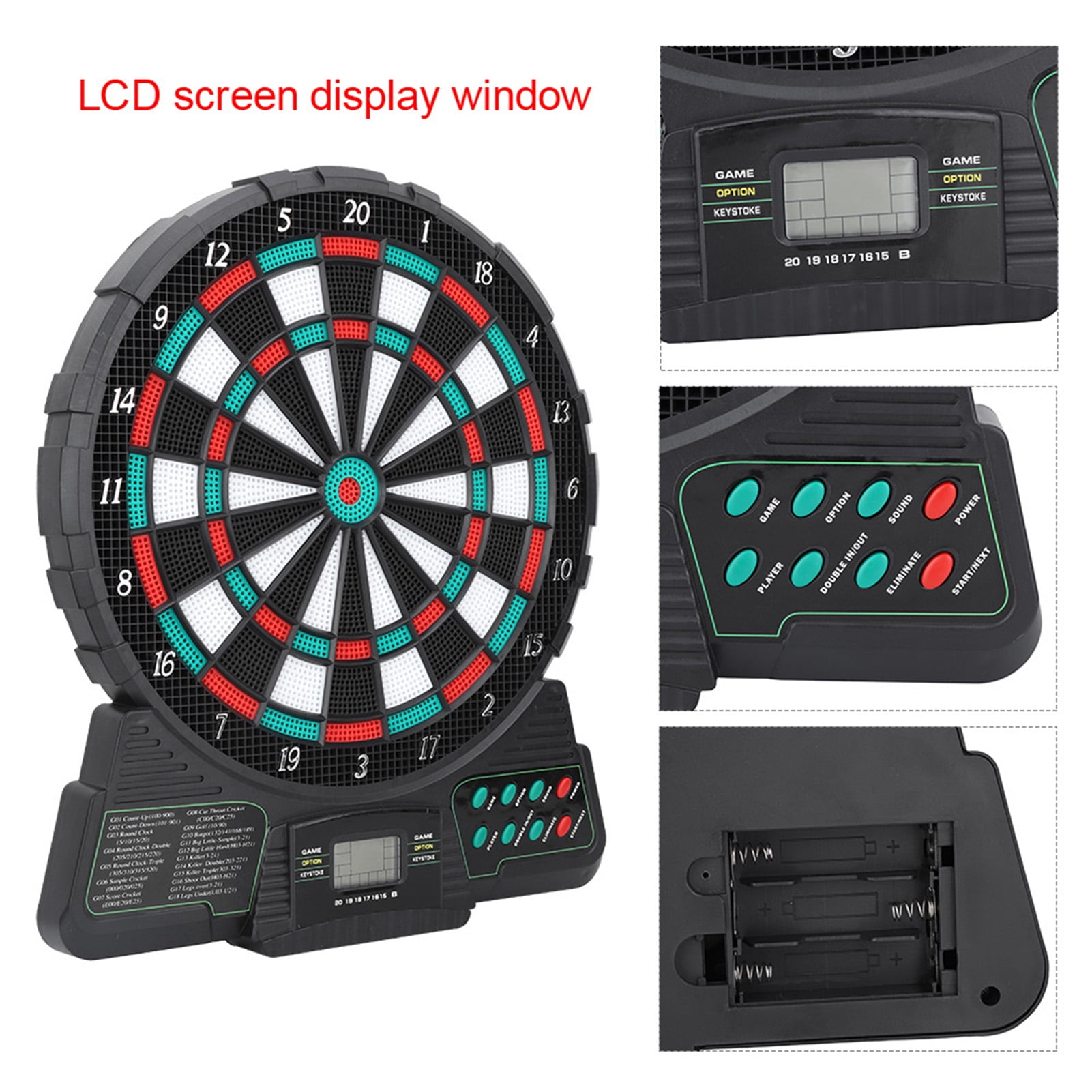 Dartboard Set Electronic Dartboard Darts/Automatic Scoring Tips Toys Dartboard Set Sound Reminding