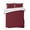 Dark Red, variant on Quilts King Size, Pure Red Wine Soft Comforter Bedding Set for Bed, Simple Solid Color Lightweight Quilted Bedspread with Pillow Cover(2 Pieces) for All Season, 96x106 Inch