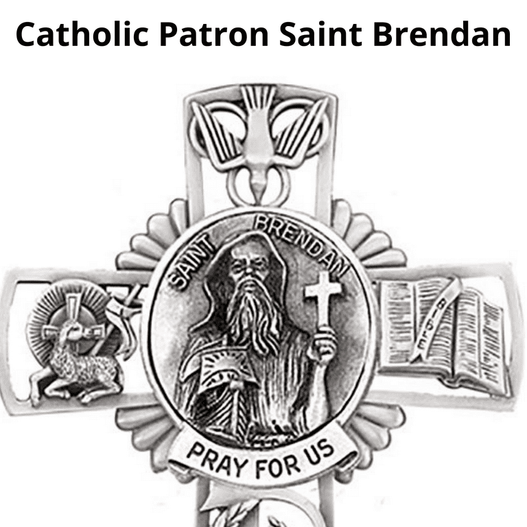 St brendan deals cross pendant