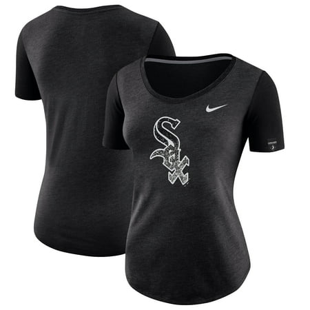 Chicago White Sox Nike Women's Tri-Blend Scoop Neck T-Shirt -