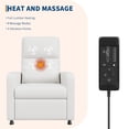 thumbnail image 7 of Power Recliner Chair - Heat and Massage, Adjustable Electric Recliner Ergonomic PU Leather Single Sofa, Tall Back, Padded Seat, Home Theater Seating for Living Room
Visit the GarveeHome Store, 7 of 7