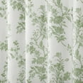 thumbnail image 5 of Psoiuetr Sage Green Shower Curtain Cotton Floral Cottagecore Shower Curtain for Bathroom 72" W x 72" L, 5 of 7