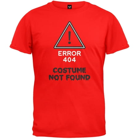 Halloween Error Costume Not Found T-Shirt - 2X-Large