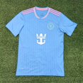 thumbnail image 1 of Camiseta De Fútbol Azul Clásica De Verano De Miami, Segunda Invitada De La Temporada 25-26, Camiseta De Manga CortaM, 1 of 2