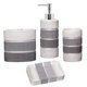 thumbnail image 1 of Set de accesorios de baño Zahari Home Modern Line, 4 piezas, gris, 1 of 4