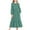 Green, variant on Loopsun Girls Long Sleeve Dress, Girls Casual Comfortable Solid Long Sleeve Crew Neck Midi Dress with Side Pockets Navy, 12-13 Years