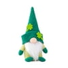 Binwwede St. Patrick's Day Gnome Decoration Green Handmade Leprechaun Swedish Tomte Doll