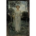 thumbnail image 2 of Jules Bastien-Lepage 13x18 Black Ornate Wood Framed Double Matted Museum Art Print Titled - Muse, Study (1870 - 1884), 2 of 5