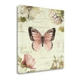 thumbnail image 2 of Tangletown Fine Art 'Marche de Fleurs Butterfly I' Graphic Art Print on Wrapped Canvas, 2 of 2