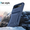 thumbnail image 6 of for Google Pixel 8 Rugged Case with Camera Lens Sliding Cover, Heavy Duty PC Protective Shockproof Cover with Slide Camera Cover Upgraded Drop Resistant Case for Google Pixel 8, Blue, 6 of 7