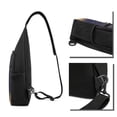 thumbnail image 2 of Disketp Sling Backpack,Multipurpose Crossbody Shoulder Bag Travel Hiking Daypack-Gold Black Glitter, 2 of 6