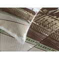 thumbnail image 4 of Ambesonne London Quilted Bedspread Set 3 Pcs, Historic England Building, King Size, Multicolor, 4 of 5