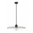 thumbnail image 2 of 1 Light Pendant In Modern Style-6.75 Inches Tall And 24 Inches Wide-Matte Black Finish-Clear Glass Color Z-Lite 821P24-Mb, 2 of 2