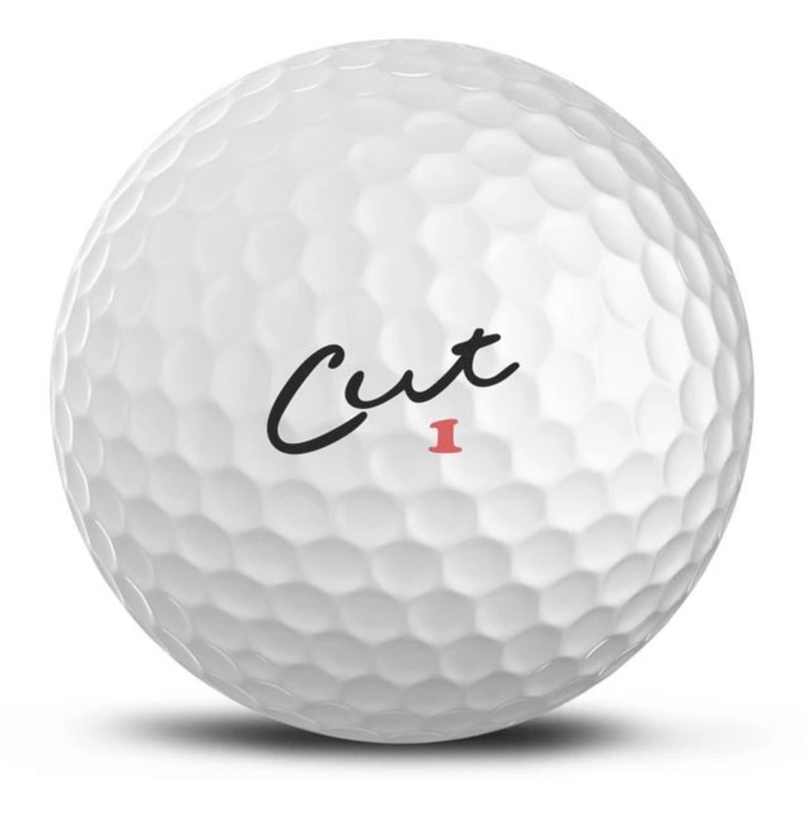 Cut Golf Cut Gray 3 Piece Urethane Pro Golf Balls, 12-Pack, White