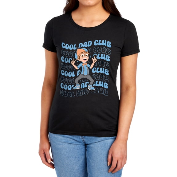 Blippi Cool Dad Club Women's T Shirt, Black, 2X-Large