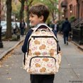 thumbnail image 6 of CHAQLIN Sleepy Capybara Axolotl Kids School Backpack with Lightweight Multi-Pockets Casual Travel Daypack, multi-tasche 17 Inch Kids Backpack for School for Elementary School Primary School Hiking, 6 of 10