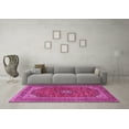 thumbnail image 3 of Ahgly Company Indoor Rectangle Medallion Pink Traditional Area Rugs, 7' x 9', 3 of 4