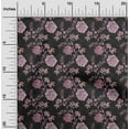 thumbnail image 2 of oneOone Polyester Spandex Black Fabric Batik Dress Material Fabric Print Fabric By The Yard 56 Inch Wide, 2 of 5