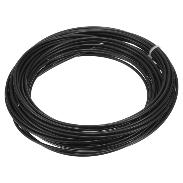 Unique Bargains Wicker Repair Kit, Round Synthetic Rattan DIY Set for Rattan Chair Sofa, Black