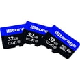 thumbnail image 2 of iStorage - Flash memory card - 32 GB - A1 / Video Class V30 / UHS-I U3 / Class10 - microSD (pack of 3), 2 of 2