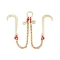 thumbnail image 4 of High Strength 5/16 Inch x 2 Feet G80 Tow Chain with Grab Hook and J Hook, 10800 lbs for Wrecker Use, 4 of 5