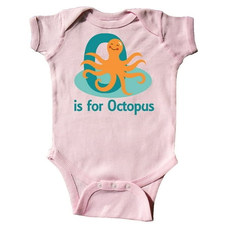 

Inktastic O is for Octopus monogram Gift Baby Boy or Baby Girl Bodysuit