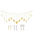 thumbnail image 1 of Inteprter Fase lunar Decoración para colgar en la pared Garland Boho Home Art Ornament para el dormitorio Sala de estar Decoración del hogar No.01 Inteprter HA004002-01, 1 of 1