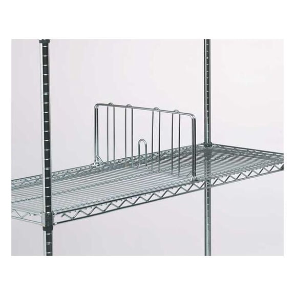 Metro Shelf Divider, 18"D x 18"W x 8"H, Chrome DD18C-1PK