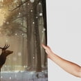 thumbnail image 3 of Orinice Deer Snow Forest Bathroom Decor Set with Hooks - Colorful Luxurious Polyester Fabric Shower Curtain Set for Bathroom 69x72, 3 of 7