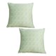 thumbnail image 2 of 2pc Bedhead Pillowcase Ice Silk Pillow Cover Square Cool Texture Sofa Waist Pillow Cover Detachable Washable Bed Cushion Dormitory Pillow Cover, 2 of 7