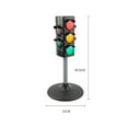 thumbnail image 2 of HLONK 1pc Simulation Traffic Light Traffic Signal Toy Safety Educational Toy (Black), 2 of 6