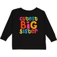 thumbnail image 3 of Inktastic Cutest Big Sister Girls Long Sleeve Toddler T-Shirt, 3 of 5