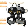 thumbnail image 3 of Heavy-Duty Climbing Harness, Pro Climbing Harness, Durable Thickened Harness for Climbing, Rescue & Outdoor Work, 3 of 5